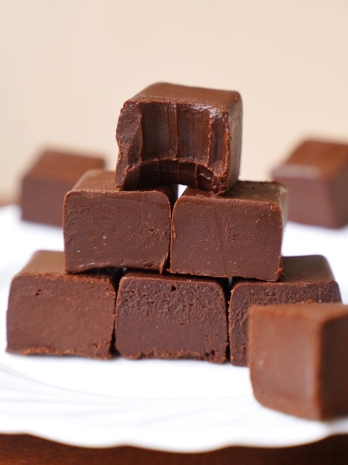 Easy Two-Ingredient Vegan Chocolate Peanut Butter Fudge